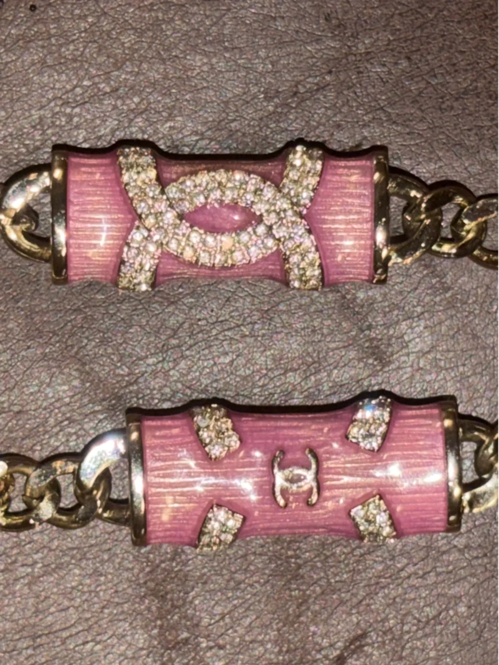 ✨💖 Chanel 🩰 CC 🪩 48” Multi chain ⛓️ Necklace 💎 ✨
